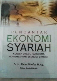 PENGANTAR EKONOMI SYARIAH