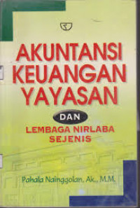 AKUNTANSI KEUANGAN YAYASAN DAN LEMBAGA NIRLABA SEJENIS