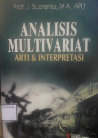 ANALISIS MULTIVARIAT ARTI DAN INTERPRETASI