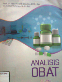 ANALISIS OBAT SECARA SPEKTROFOTOMETRI DAN KROMATOGRAFI