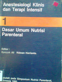 ANESTESIOLOGI KLINIS DAN TERAPI INTENSIF 1