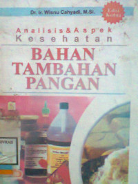 BAHAN TAMBAHAN PANGAN