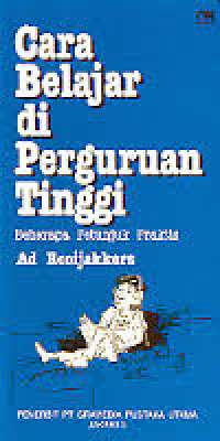 CARA BELAJAR DI PERGURUAN TINGGI