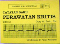 CATATAN SAKU PERAWATAN KRITIS