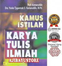 KAMUS ISTILAH KARYA TULIS ILMIAH