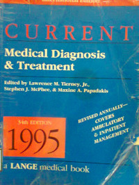 CURRENT MEDICAL DIAGNOSIS & TREATMENT