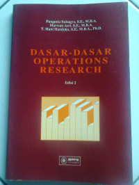 DASAR-DASAR OPERATIONS RESEARCH