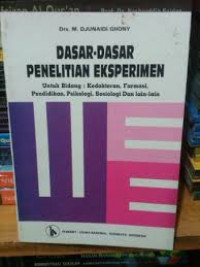 DASAR-DASAR PENELITIAN EKSPERIMEN