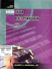 DASAR - DASAR RISET PEMASARAN JILID 2