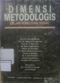 DIMENSI METODOLOGIS DALAM PENELITIAN SOSIAL