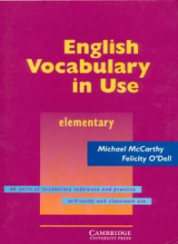 ENGLISH VOCABULARY IN USE ELEMENTARY