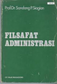 FILSAFAT ADMINISTRASI