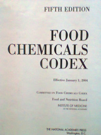 FOOD CHEMICALS CODEX