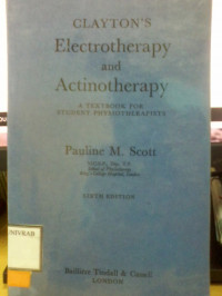 CLAYTON'S ELECTROTHERAPY AND ACTINOTHERAPY