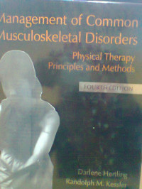 MANAGEMENT OF COMMON MUSCULOSKELETAL DISORDERS