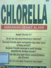 CHLORELLA MAKANAN SEHAT ALAMI