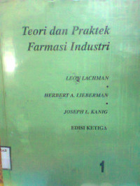 TEORI DAN PRAKTEK FARMASI INDUSTRI