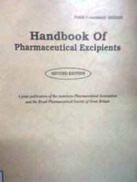 HANDBOOK OF PHARMACEUTICAL EXCIPIENTS