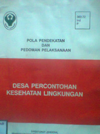 DESA PERCONTOHAN KESEHATAN LINGKUNGAN