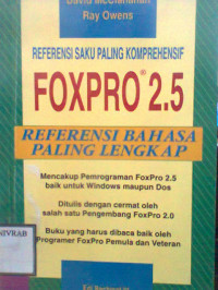 FOXPRO 2.5 REFERENSI BAHASA PALING LENGKAP