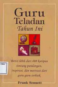 GURU TELADAN TAHUN INI