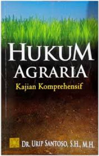 HUKUM AGRARIA KAJIAN KOMPREHENSIF