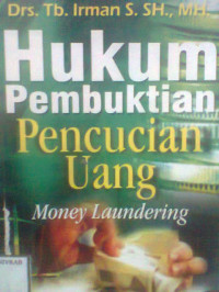 HUKUM PEMBUKTIAN PENCUCIAN UANG