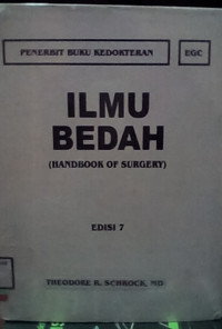 ILMU BEDAH HANDBOOK OF SURGERY