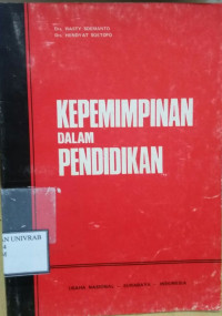 KEPEMIMPINAN DALAM PENDIDIKAN