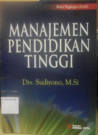 MANAJEMEN PENDIDIKAN TINGGI