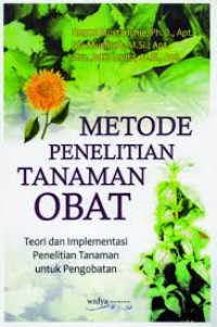 METODE PENELITIAN TANAMAN OBAT