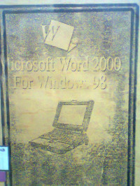 MICROSOFT WORD 2000 FOR WINDOWS 98