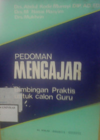 PEDOMAN MENGAJAR