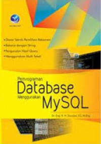 PEMROGRAMAN DATABASE MENGGUNAKAN MY SQL