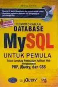 PEMROGRAMAN DATABASE MYSQL UNTUK PEMULA