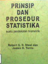 PRINSIP DAN PROSEDUR STATISTIKA SUATU PENDEKATAN BIOMETRIK