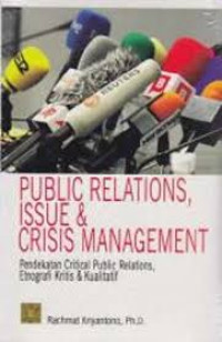 PUBLIC RELATIONS ISSUE & CRISIS MANAGEMENT