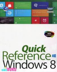 QUICK REFERENCE WINDOWS 8