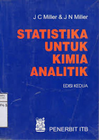 STATISTIKA UNTUK KIMIA ANALITIK