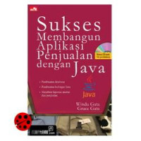 SUKSES MEMBANGUN APLIKASI PENJUALAN DENGAN JAVA