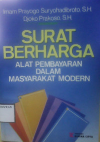 SURAT BERHARGA ALAT PEMBAYARAN DALAM MASYARAKAT MODERN