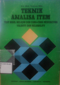 TEKNIK ANALISA ITEM