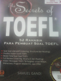 THE SECRETS OF TOEFL