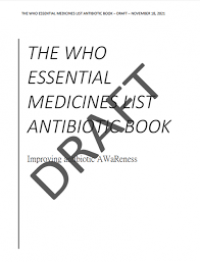 THE WHO ESSENTIAL MEDICINES LIST ANTIBIOTIC BOOK